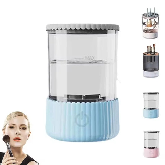 Automatic Electric Makeup Brush Cleaner 3 in 1 5V Beauty Brushes Dryer Visible Multipurpose Cosmetic Brush Cleaning Device Women