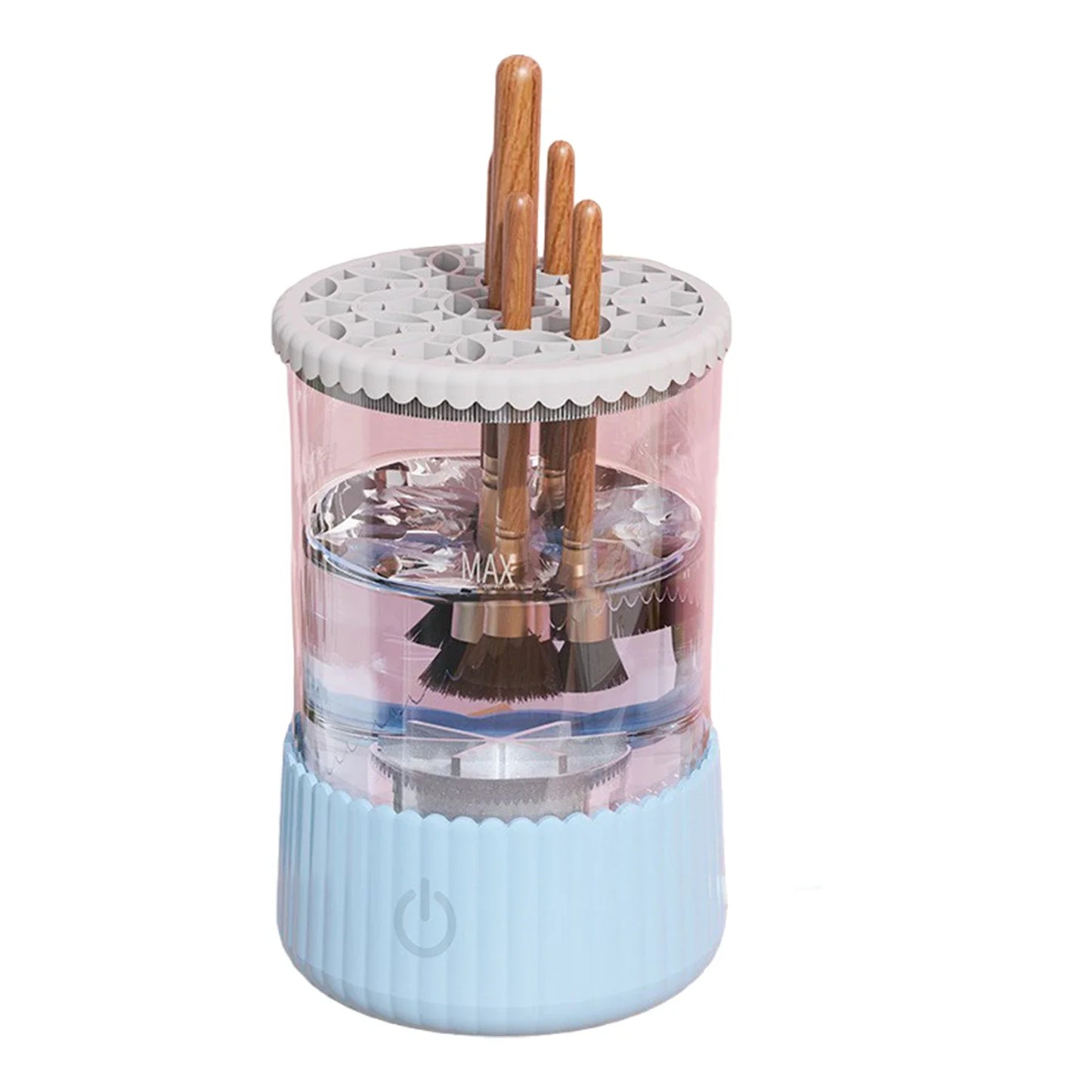 Automatic Electric Makeup Brush Cleaner 3 in 1 5V Beauty Brushes Dryer Visible Multipurpose Cosmetic Brush Cleaning Device Women