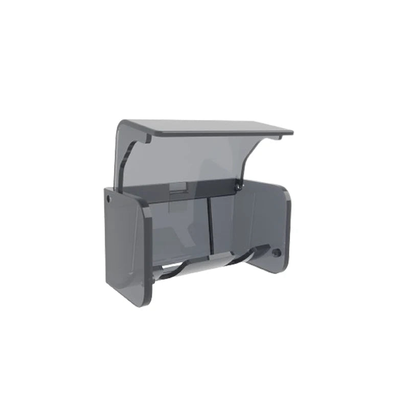 Toothbrush Holder Wall Mounted with Cover Self Adhesive Toothbrushes Holder Dorm Bathrooms and Shower Holds 2 Toothbrushes